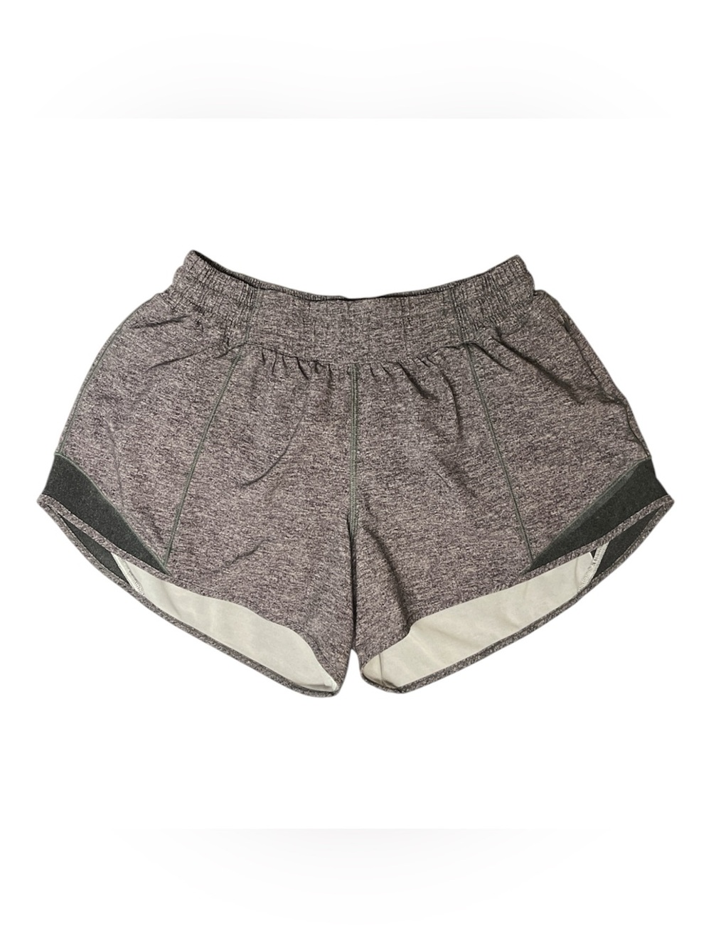 lululemon athletica Hotty Hot Heathered Charcoal Performance Shorts